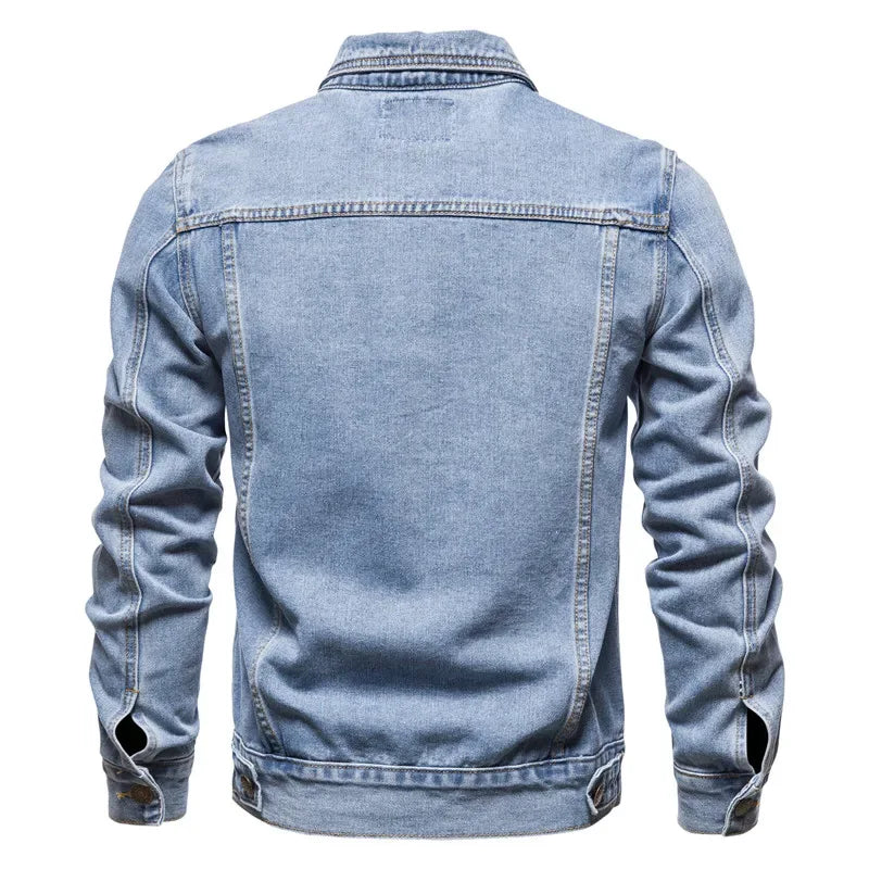 AIOPESON Cotton Denim Jackets - ShopHub