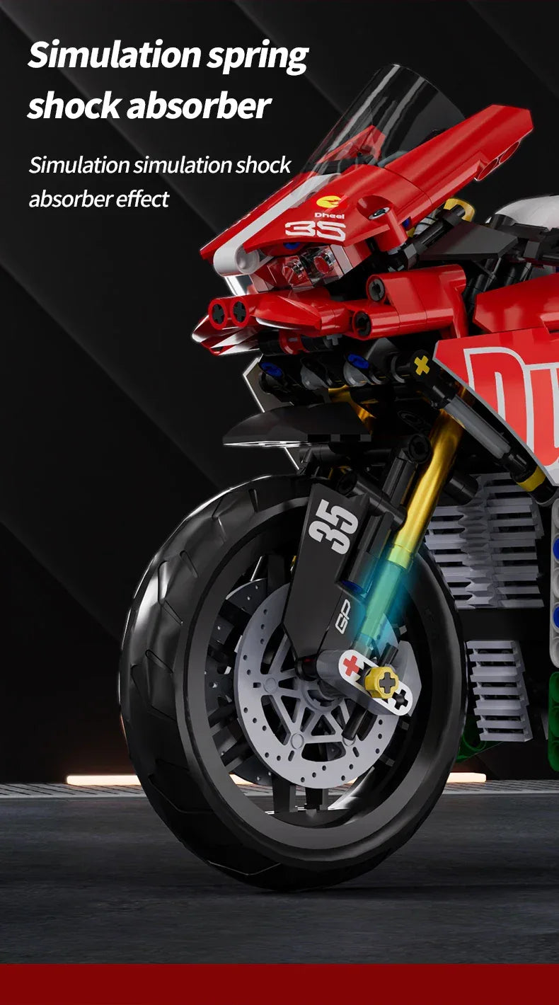 TOYLINX DIY Model Motorcycle Building Blocks Set! - ShopHub