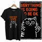 COOLMIND Black Cat Graphic T-Shirt | Women's 50-Design