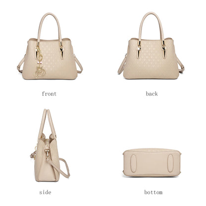 FOXER Luxury Genuine Leather Women's Shoulder Bag