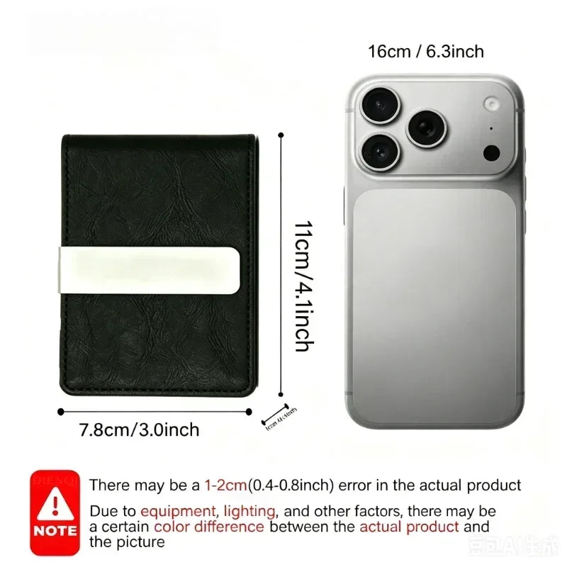 Slim Thin Card Holder Money Clip Wallets