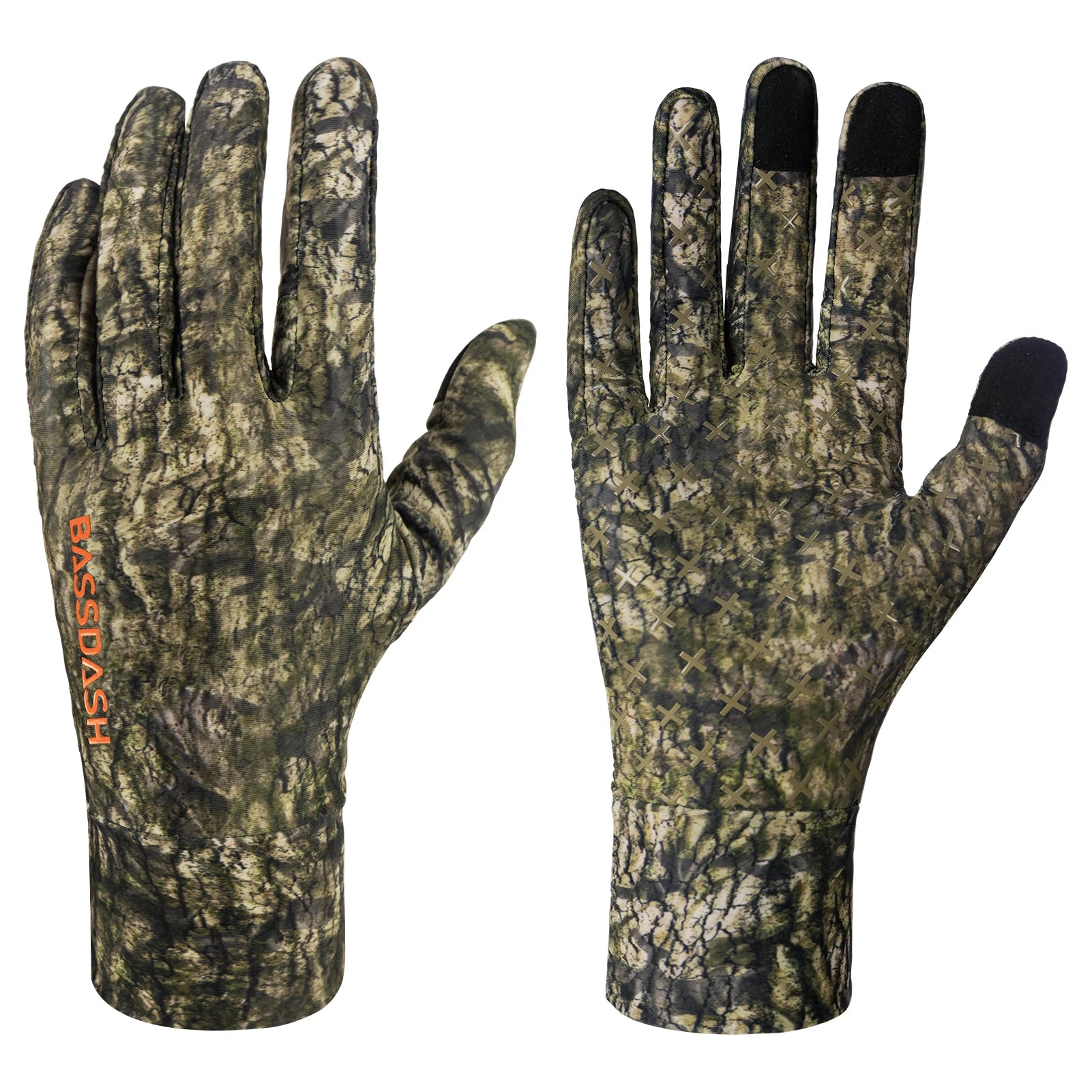 Men's Lightweight UPF 50+ Camo Hunting Gloves ShopHub