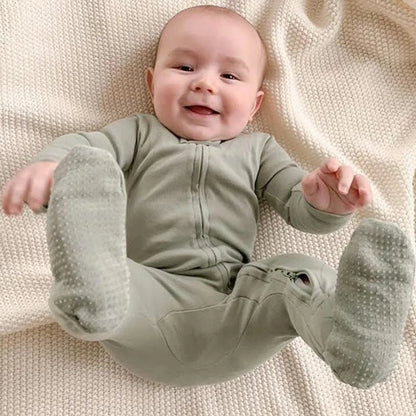 Kids Tales Little Haven Bamboo-Blend Zip Baby Romper