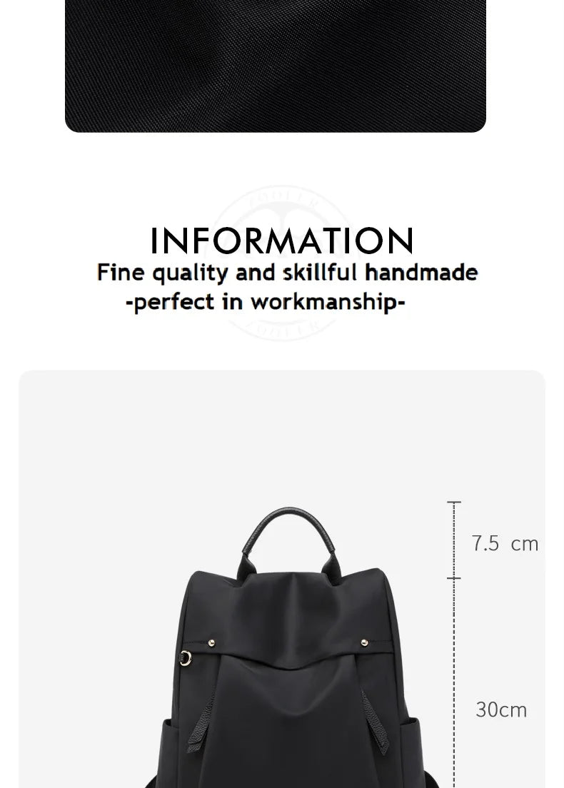 2026 New ZOOLER Brand Woman Backpack High quality Oxford Travel Bags Large Capacity Luxury Computer Bag Women Backpacks#JH587