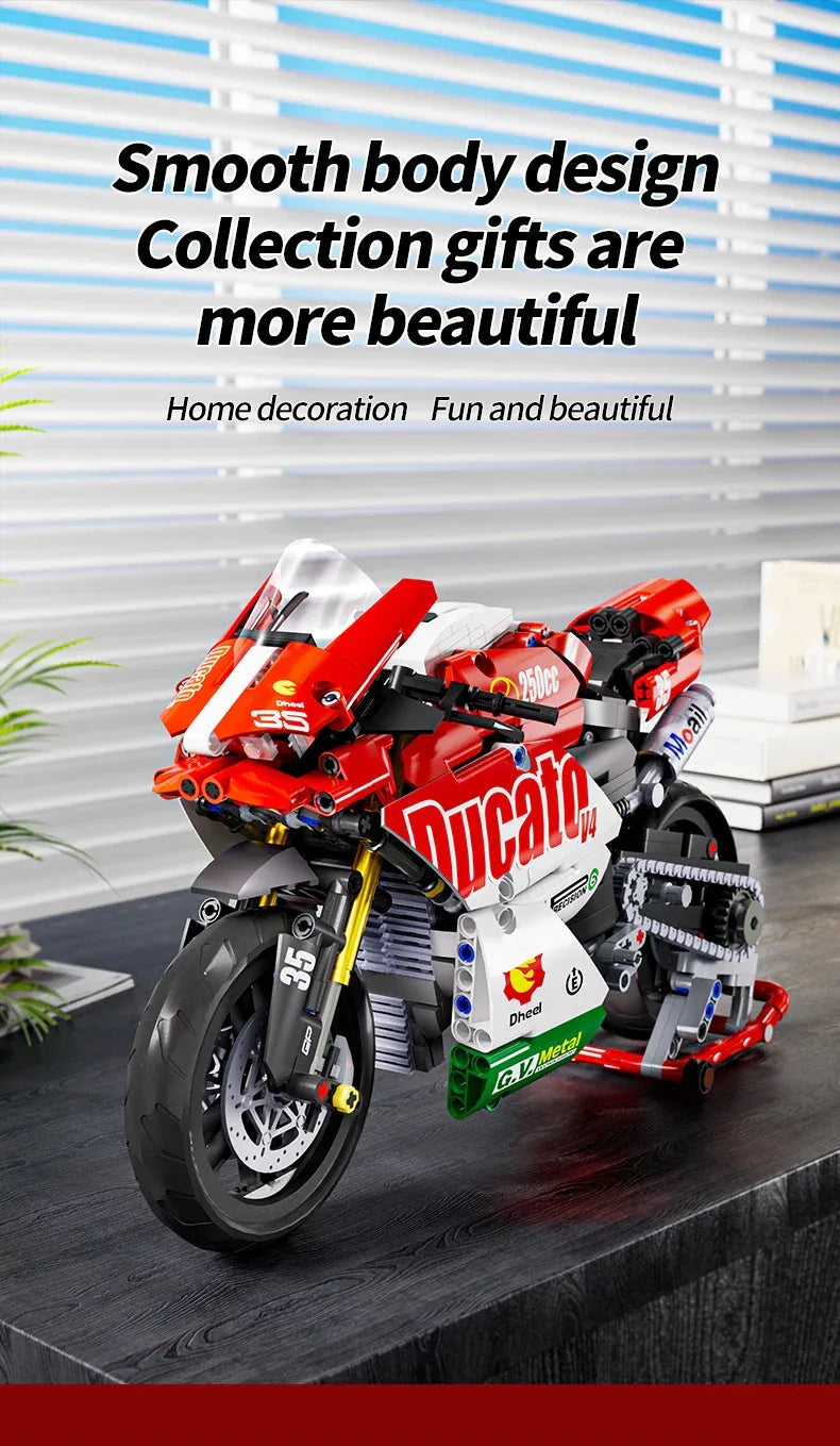 TOYLINX DIY Model Motorcycle Building Blocks Set! - ShopHub