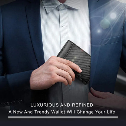 RFID Carbon Fiber Men's Wallet