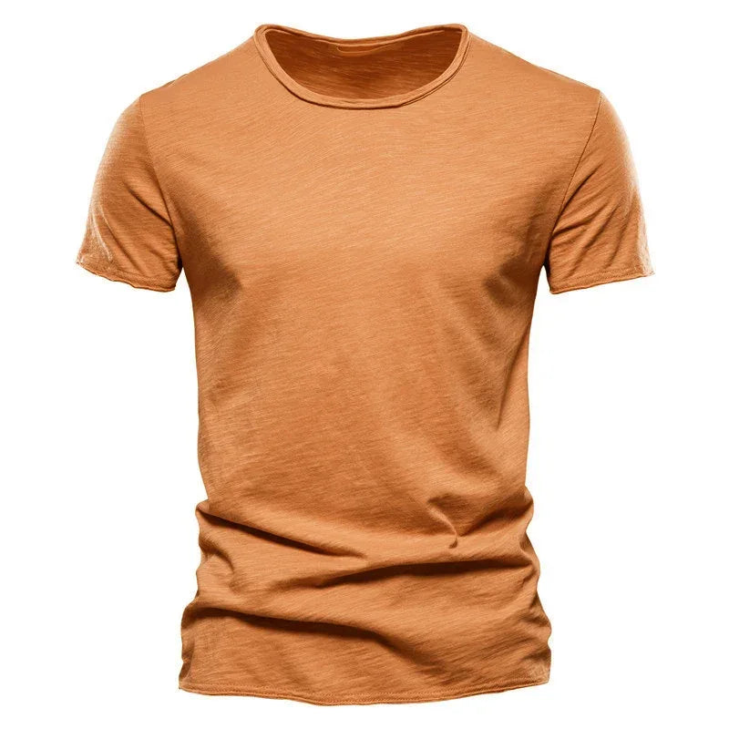 AIOPESON 100% Cotton Casual Soft Fitness T-Shirts - ShopHub