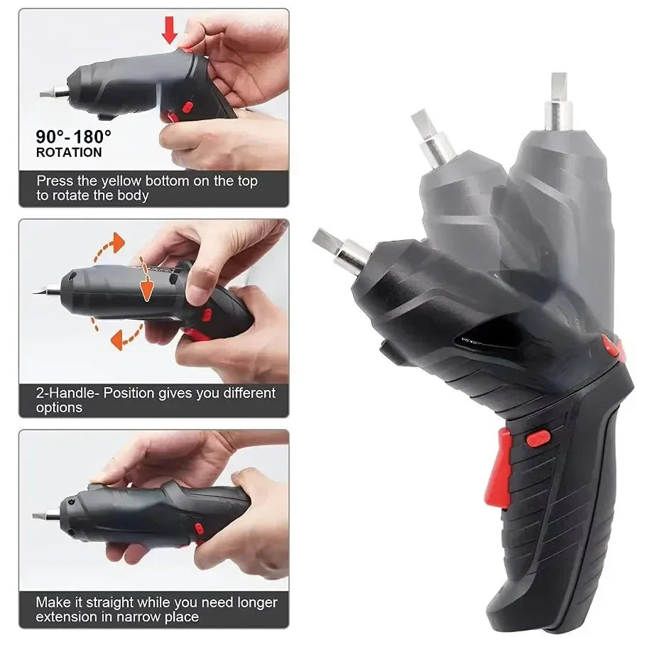 Rechargeable Electric Screwdriver Set Habicare