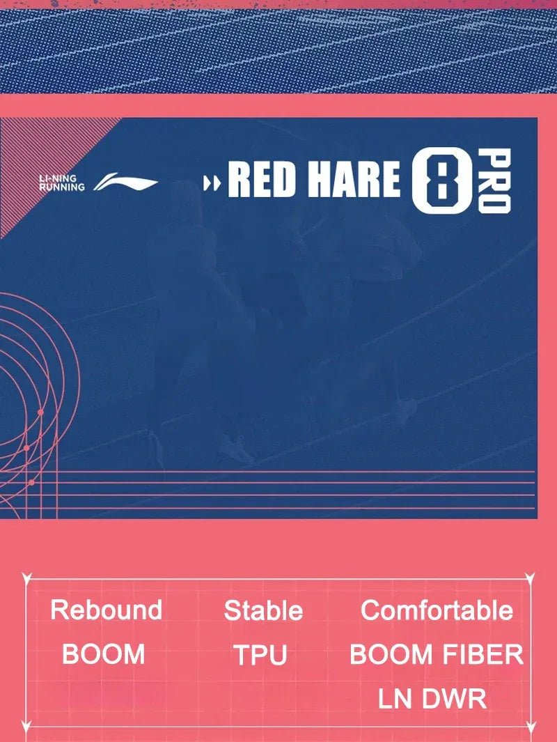Li-Ning Men's RED HARE 8 PRO Running Shoes - ShopHub