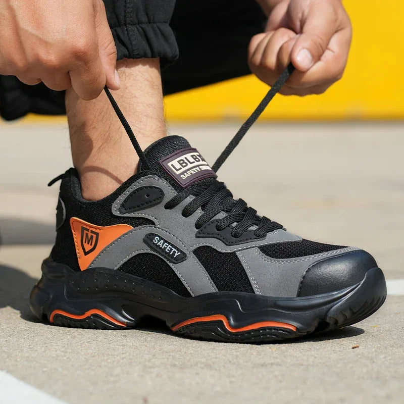 Unisex Safety Shoes Featuring Anti-Smash Steel Toe Protection - ShopHub