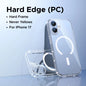 UGREEN Never Yellow PC Magnetic Case for iPhone 18 17 Pro 18Pro Max Shockproof Anti-Yellowing Clear Hard Cover for MagSafe Cases