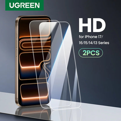 UGREEN 2PCS Screen Protector For iPhone 13 Through 18 Series