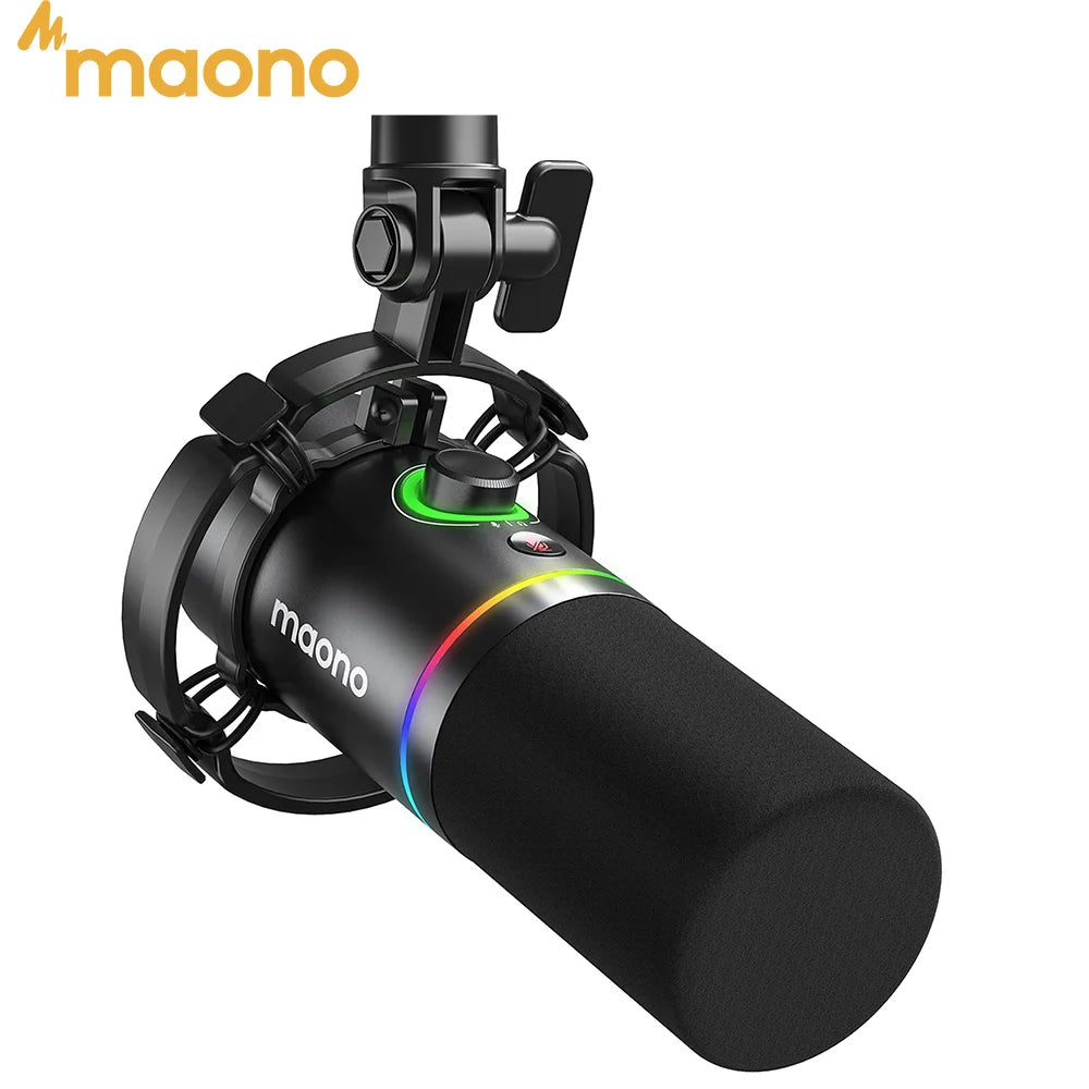 MAONO PD200X XLR/USB Dynamic Microphone for Gaming, Recording & Streaming