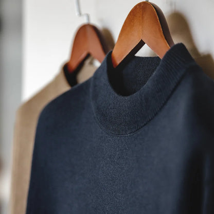 MADEN Mock-Neck Sweater | Four Colours
