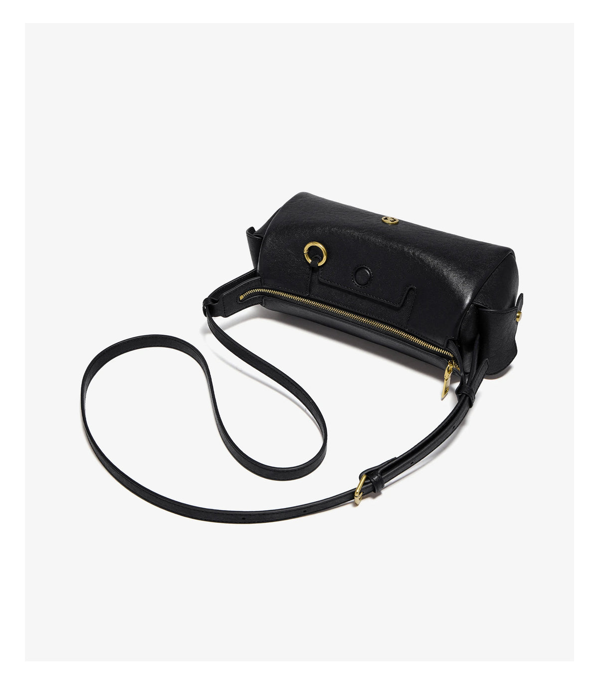 FOXER 2026 New Spring Women's Shoulder Bag Genuine Leather Cylinder Crossbody Bag Lightweight & Durable Bag for Travel & Daily