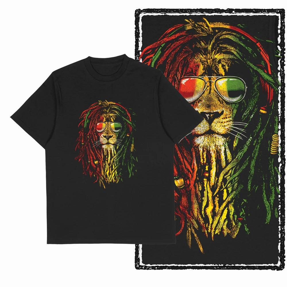 COOLMIND MAV Lion Graphic Cotton Tee