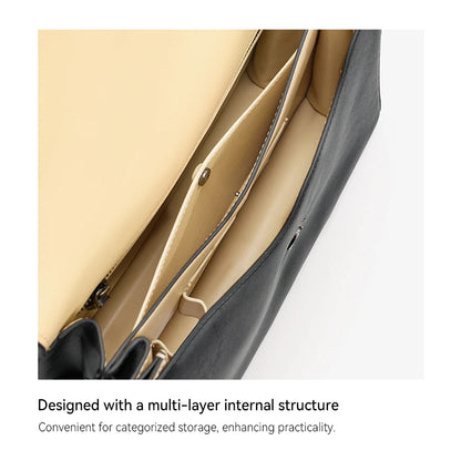BAFELLI Full-Leather Square Shoulder Bag