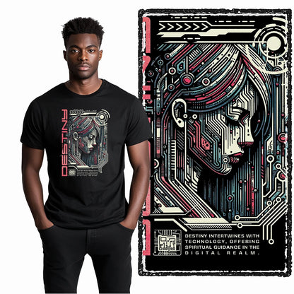 COOLMIND Funny Graphic Cotton T-Shirt | Black