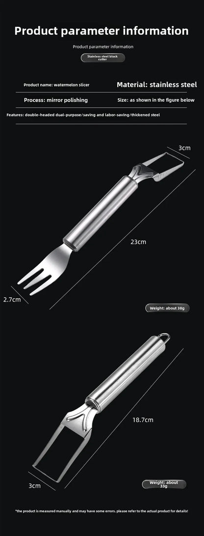 Stainless Steel Watermelon Cutter Tool for Effortless Slicing