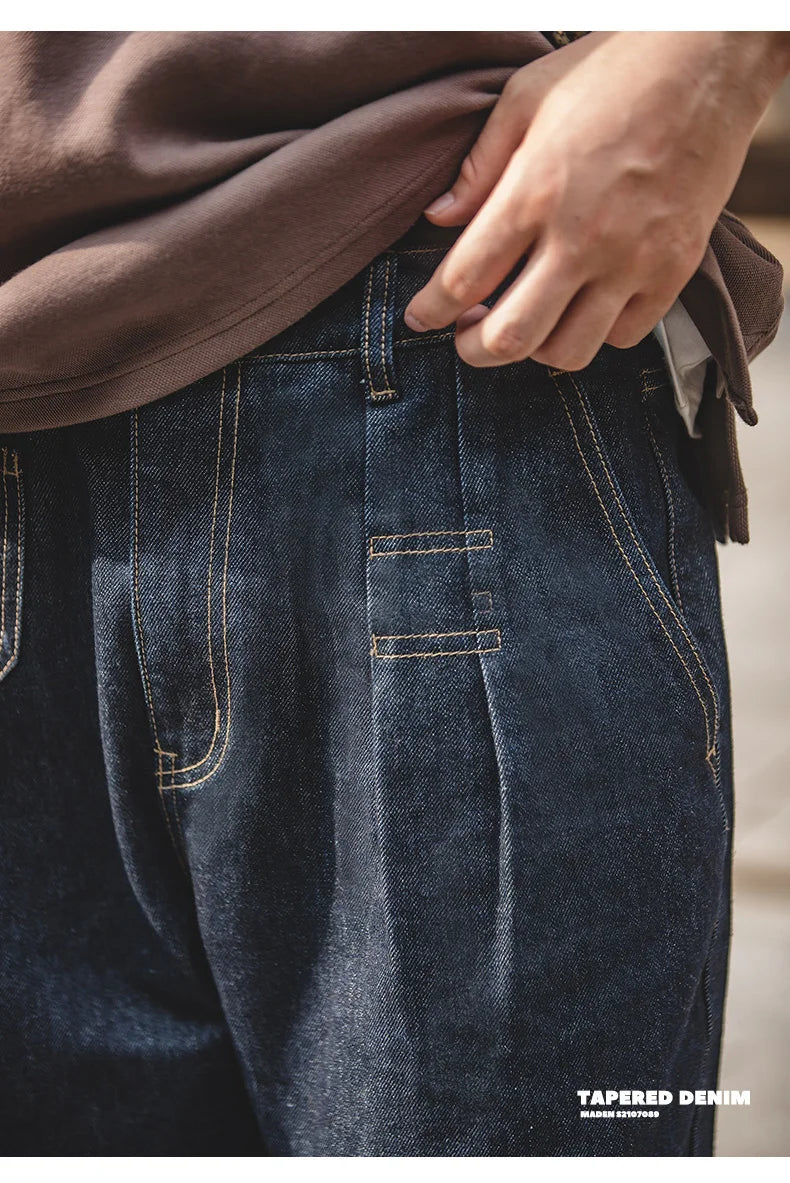 Maden Retro Denim Wash Baggy Men's Jeans