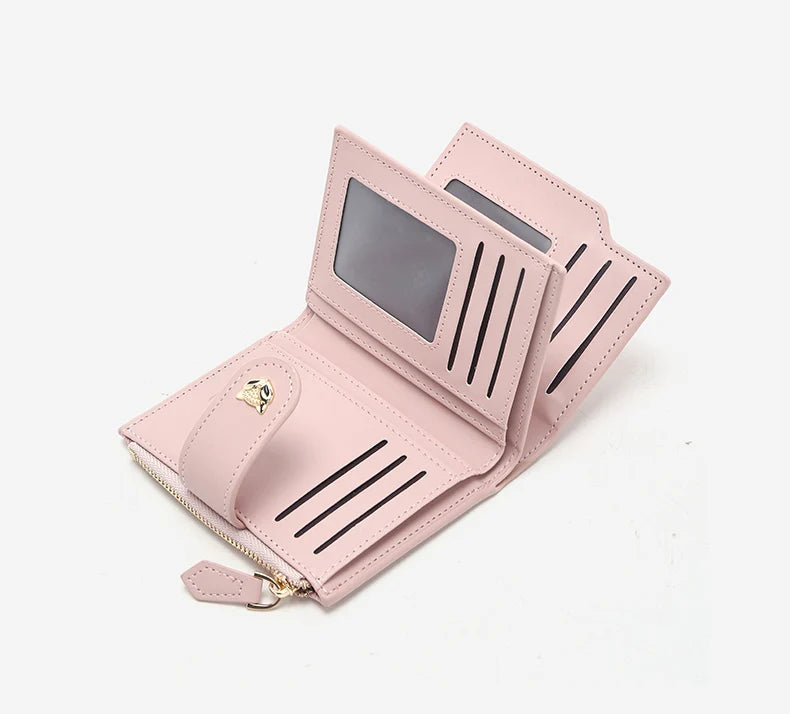 FOXER Women's Soft PU Leather Coin Wallet
