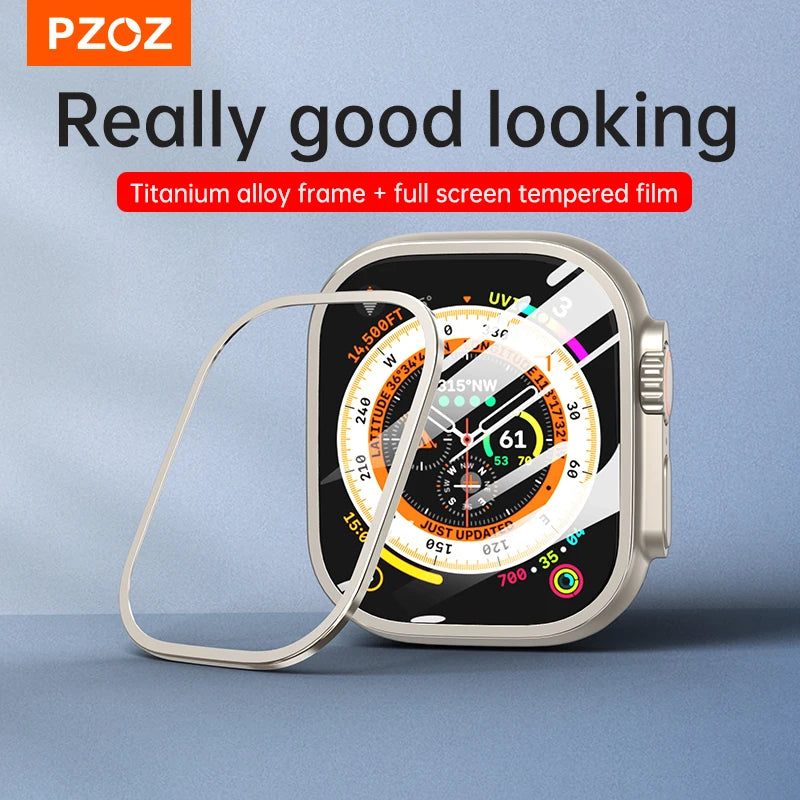 PZOZ UltraShield Case & Screen Protector for Apple Watch Ultra 49mm