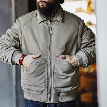 MADEN CWU-45P Padded Pilot Jacket | Grey Green