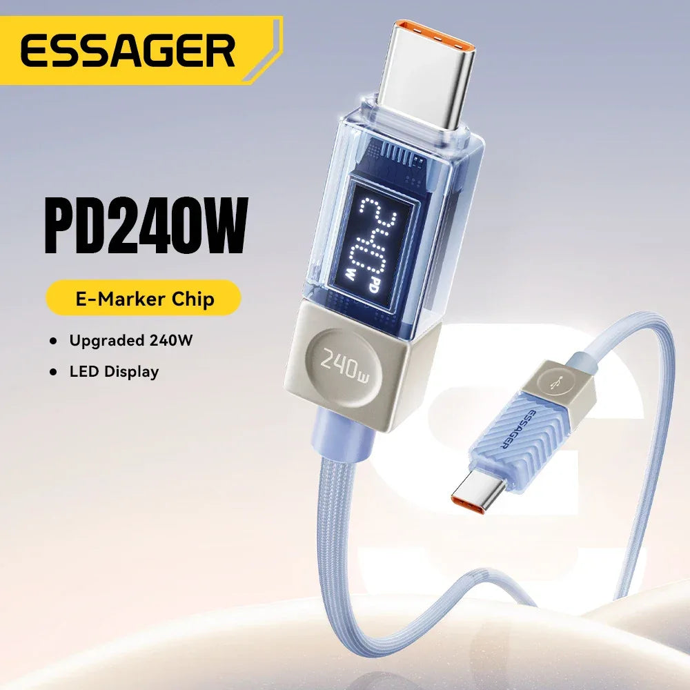Essager 240W USB Type C Cable - ShopHub
