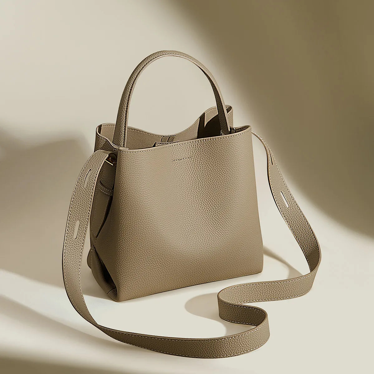 FOXER Genuine Leather Handbag — Premium Women's Shoulder Bag