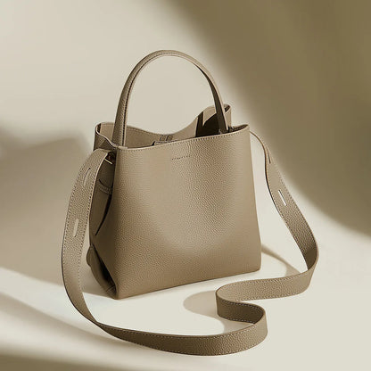 FOXER Genuine Leather Handbag — Premium Women's Shoulder Bag