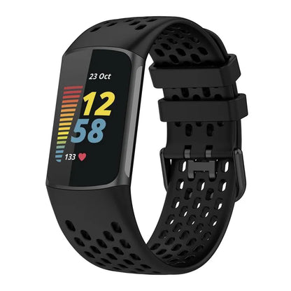 Rubber Sport Strap for the Fitbit Charge 5/6 Series (available in 21 colours) Habicare