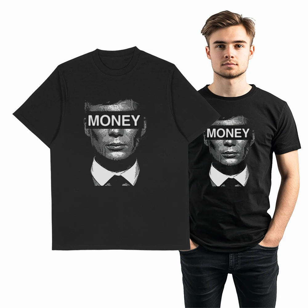 COOLMIND Unisex Money Graphic Cotton T-Shirt | Unisex