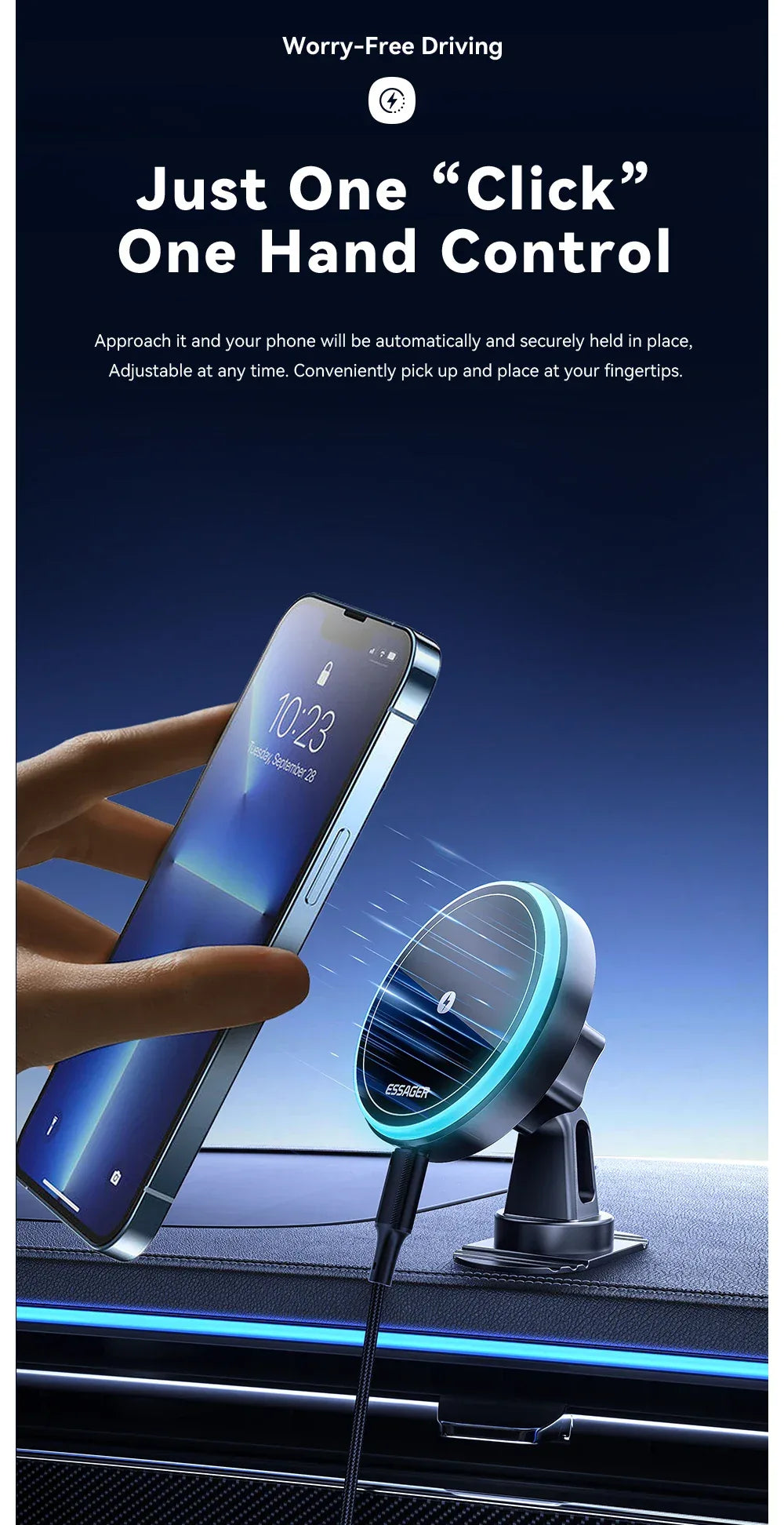 Essager Magnetic Car Phone Holder - ShopHub