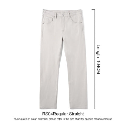 SMWOOD 2026 Autumn Winter New Men's 14OZ Heavyweight Jeans 4-Way Stretch Casual Denim Pants Durable Comfortable Trousers