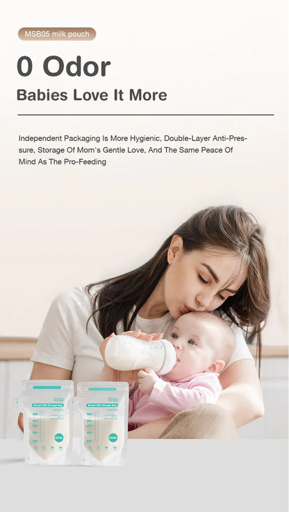 Dr.Isla Breast Milk Storage Bags — 100 Piece, 150ml Capacity
