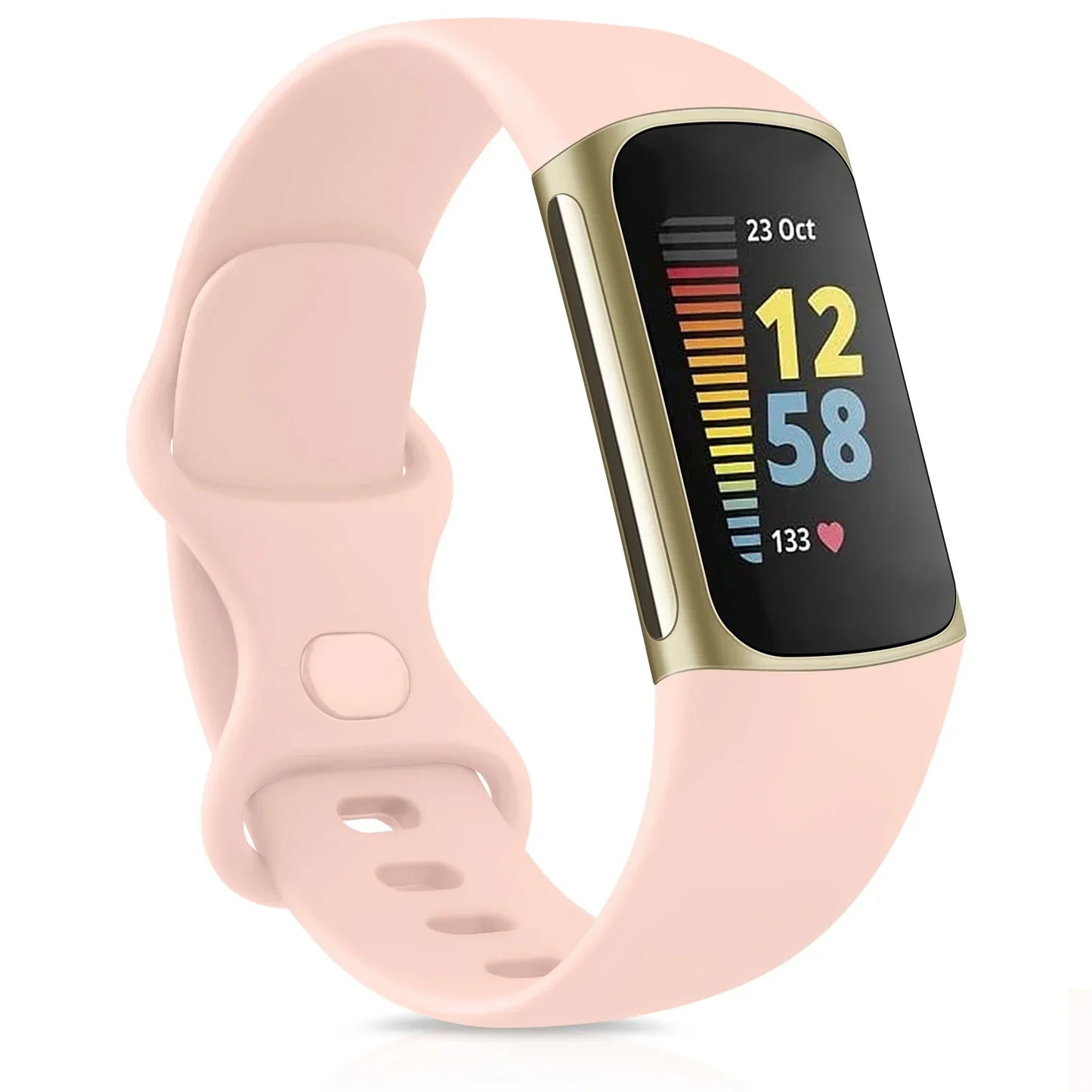 Silicone Sport Strap for the Fitbit Charge 5 Series (25 colours available) Habicare