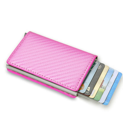 DIENQI RFID Carbon Fiber Card Holder Wallet