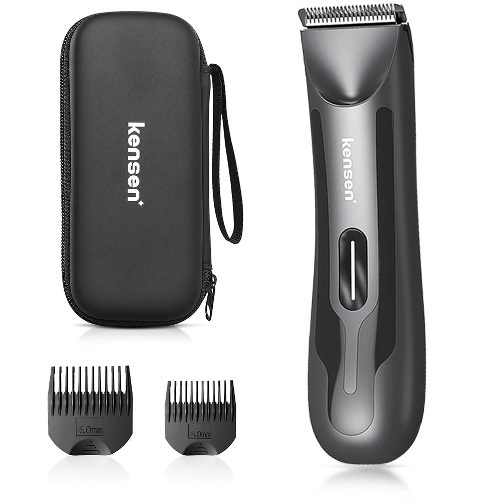 KENSEN S10 Electric Body Hair Trimmer for Men and Women – Versatile Grooming Clipper for Balls, Bikini, Groin, and Beard Removal