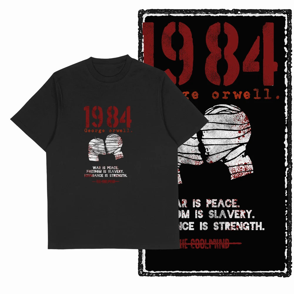 COOLMIND X0001 1984 Graphic Cotton Tee