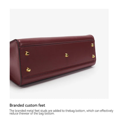BAFELLI Large Genuine Leather Doctor Bag