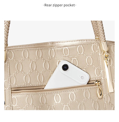 FOXER Elegant Split Leather Handbag