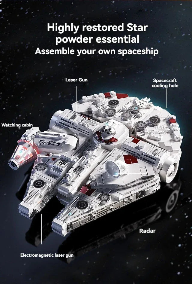 TOYLINX Millennium Falcon Building Blocks Kit! - ShopHub