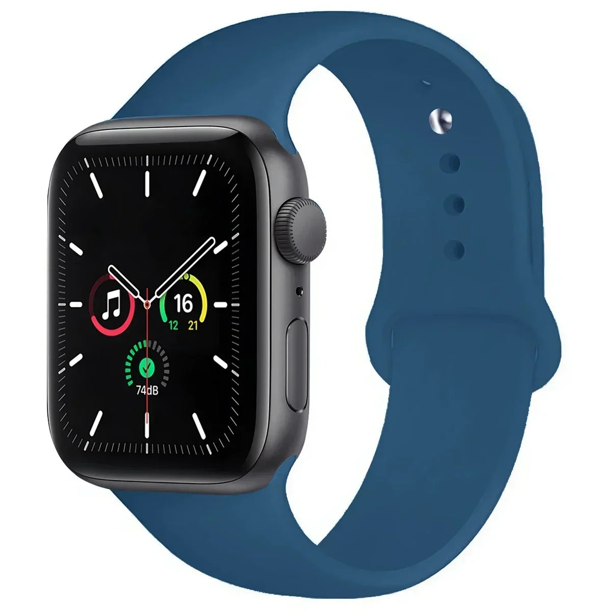 Silicone Sport Band for Apple Watch Series (42mm - 49mm)(available in 45 colours) Habicare