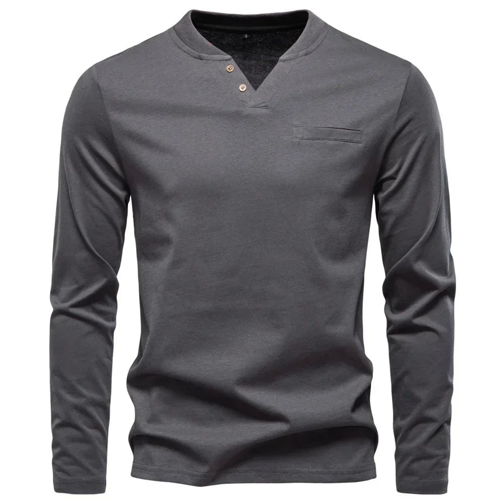 AIOPESON Men's Long Sleeve Shirts - ShopHub