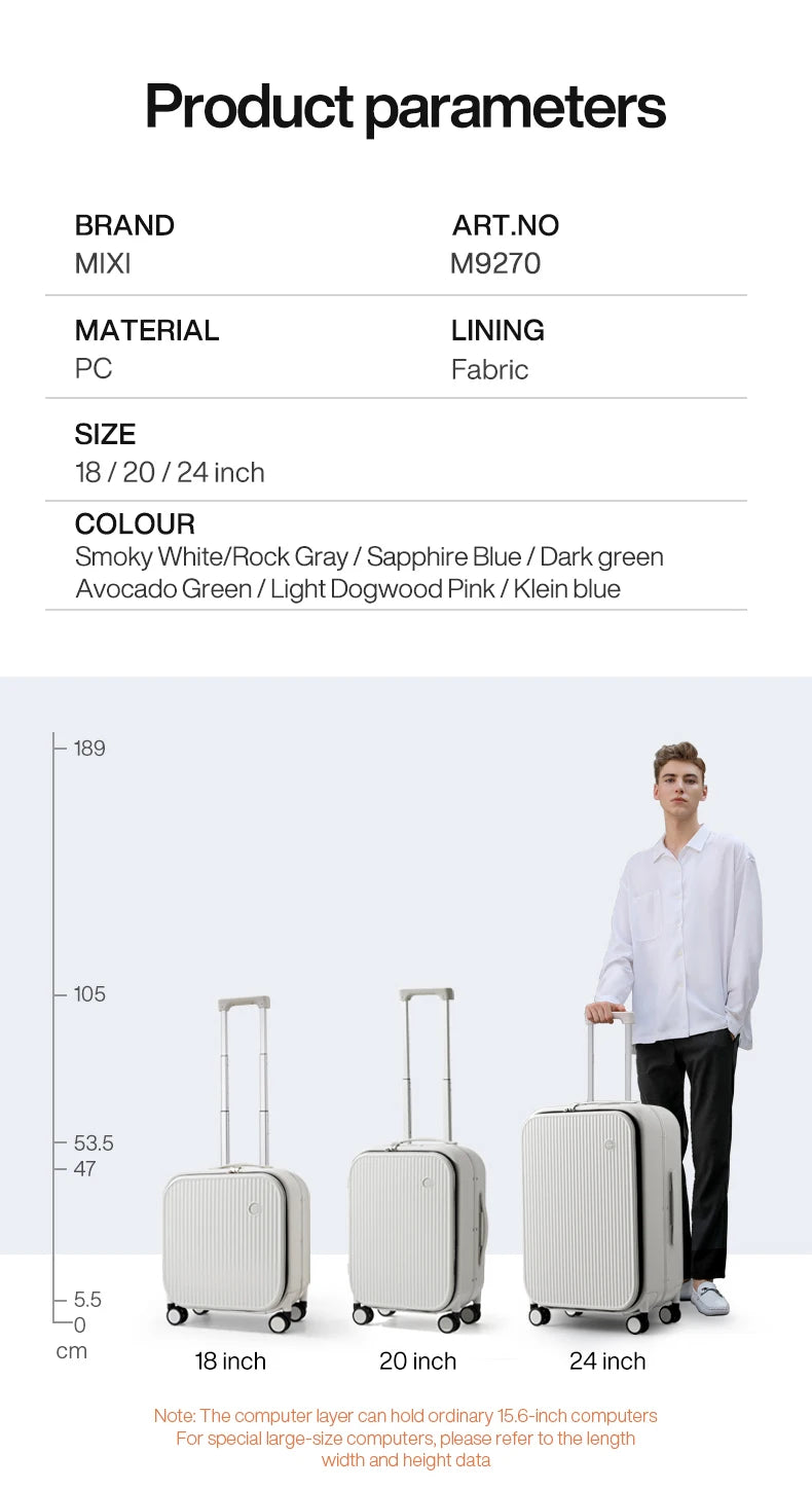 Mixi 18'' 20''Carry On Suitcase