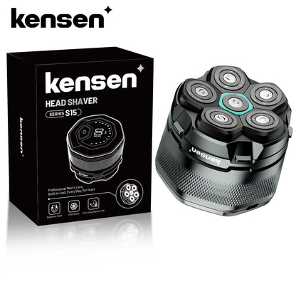 KENSEN Electric Head Shavers for Bald Men 6D Magnetic Razor Beard Trimmer