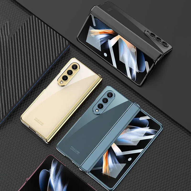 GKK Magnetic Hinge Outer Glass Case for Galaxy Z Fold 4 & 5 - ShopHub