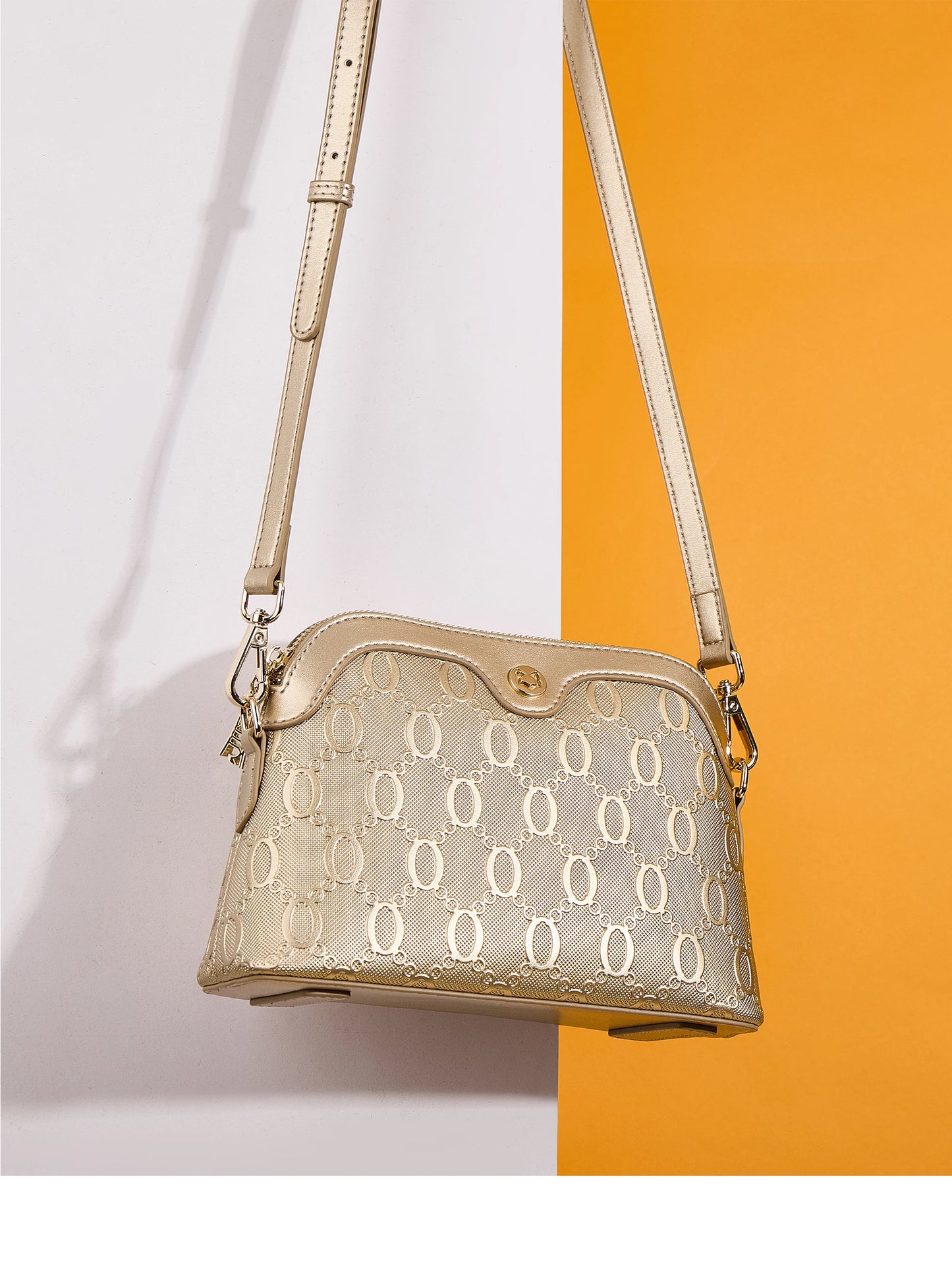 FOXER Luxury Embossed Crossbody Bag