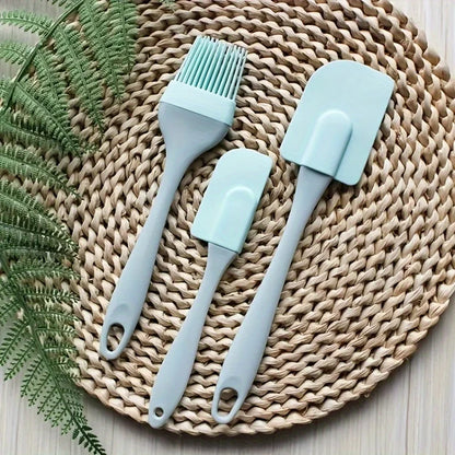 3Pcs Silicone Baking Brushes Set