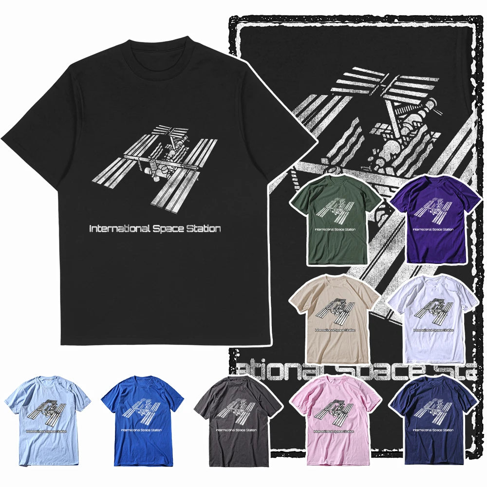 COOLMIND Z1150 ISS Space Station Graphic Cotton Tee